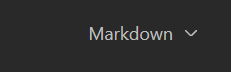 Selected format markdown