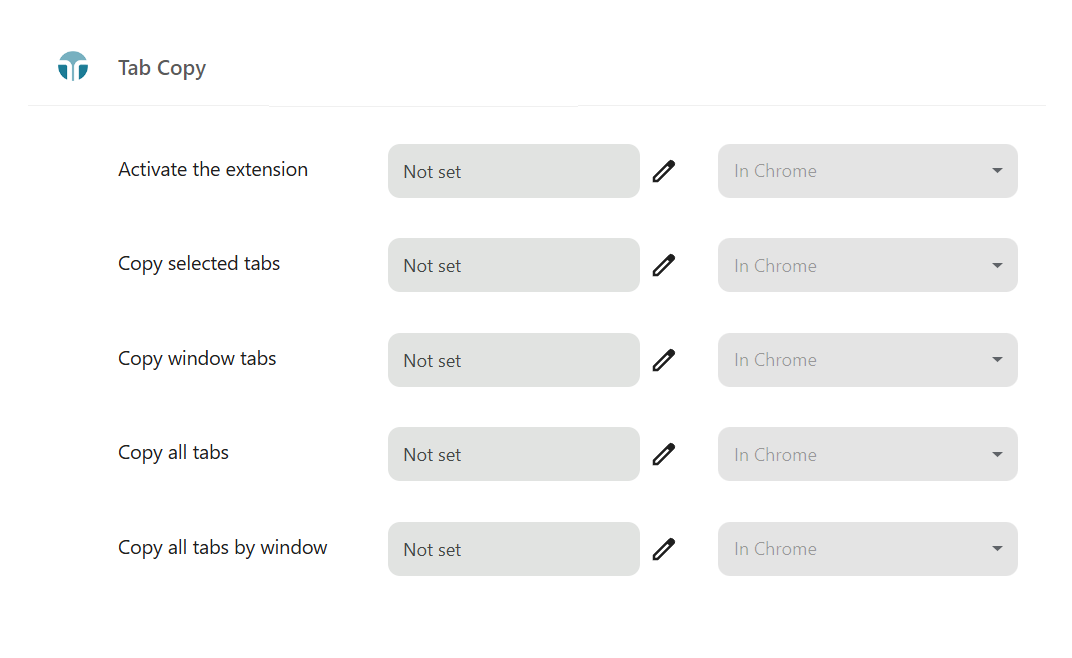 Keyboard shortcuts